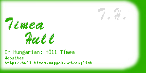 timea hull business card